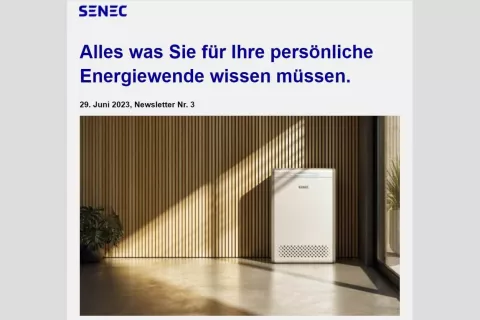 Beispiel für einen gestalteten Header-Bereich in einem Newsletter mit Bild und Titel.